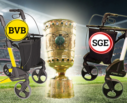 Topro Rollatoren in Fußball-Farben
