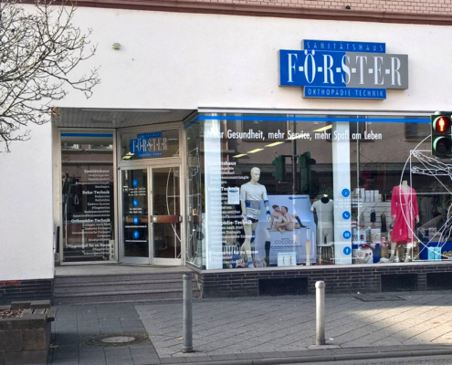 Sanitätshaus Schaufenster Neu Isenburg