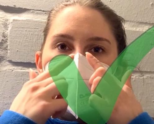 FFP2 Maske richtig tragen