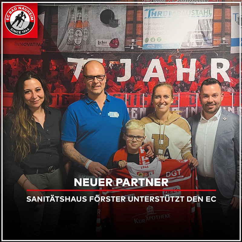 Sanitätshaus Partner für Eishockey Verein in Bad Nauheim