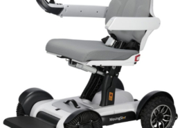 faltbarer Rollstuhl mit Fernbedienung