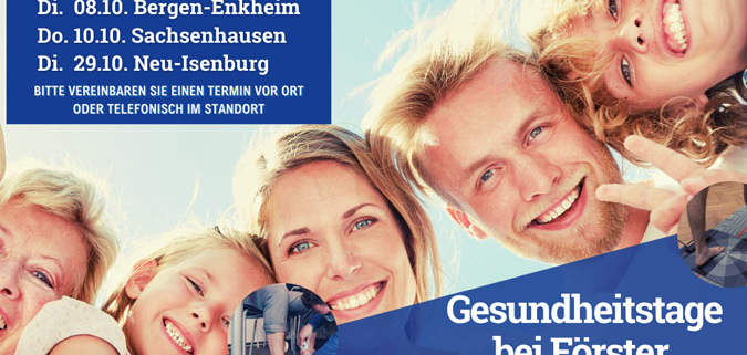 Gesundheitstage im Oktober