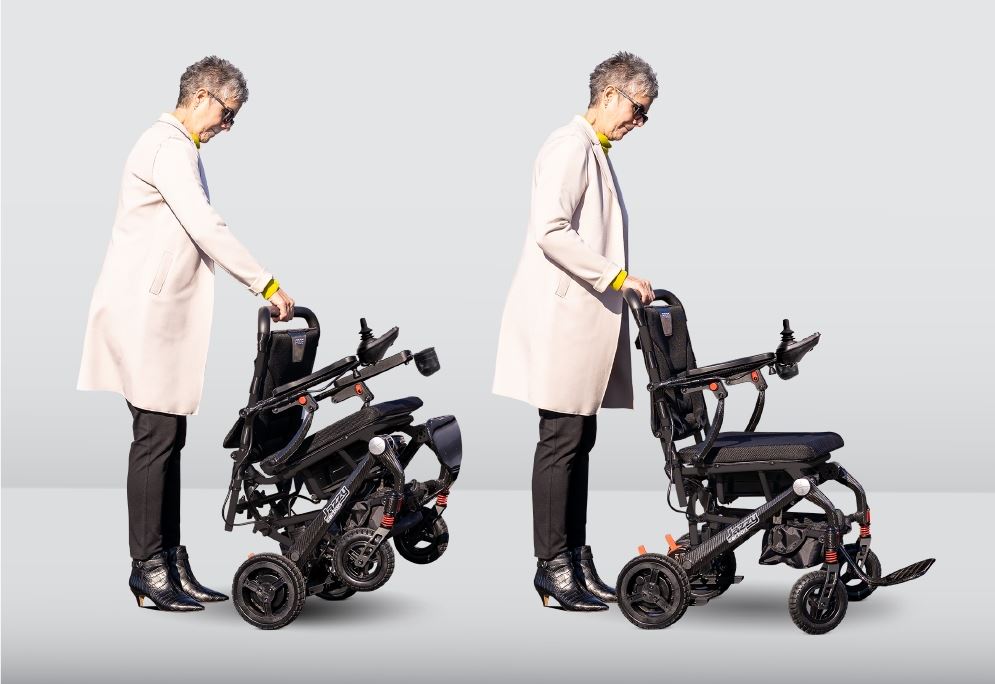 faltbarer E-Rollstuhl