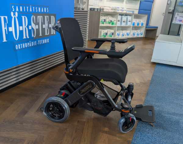 E-Rollstuhl mit LiDAR -Sensorik